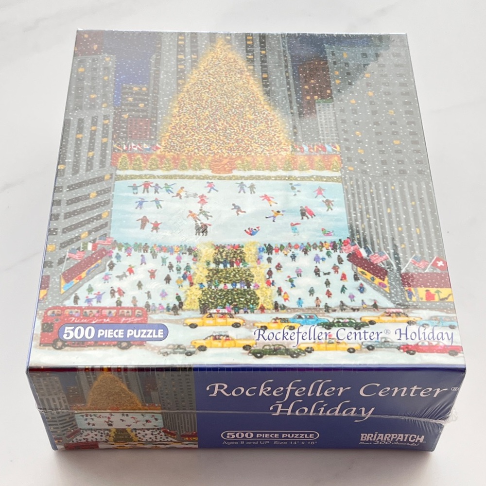 Briarpatch Rockefeller Center Puzzle 500 pieces Holiday Jigsaw made in USA New